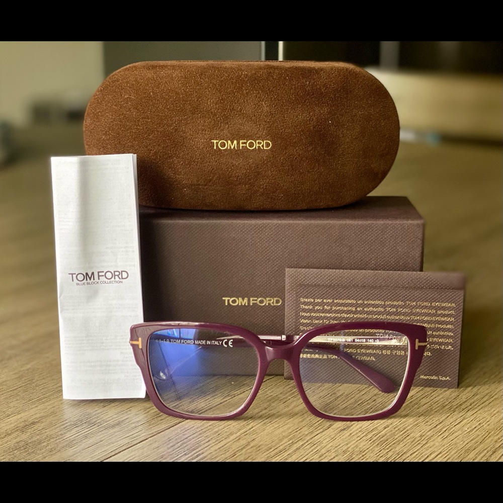 Tom Ford blue-block eyeglasses